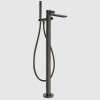 Смеситель для ванны и душа, Gessi, Inverso Diamantato, цвет-Black Metal Brushed PVD