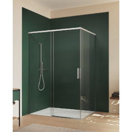 Дверь, Huppe, Vita Minimal, шв 1435*2000, черный, цвет стекла-прозрачный