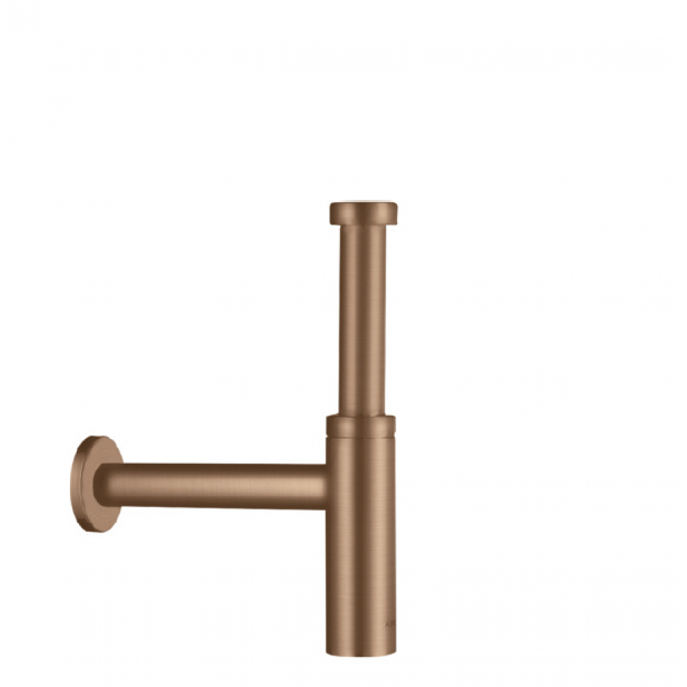 Сифон, Axor, Flowstar S, бутылочный, 1 1/4", цвет-шлифованное красное золото