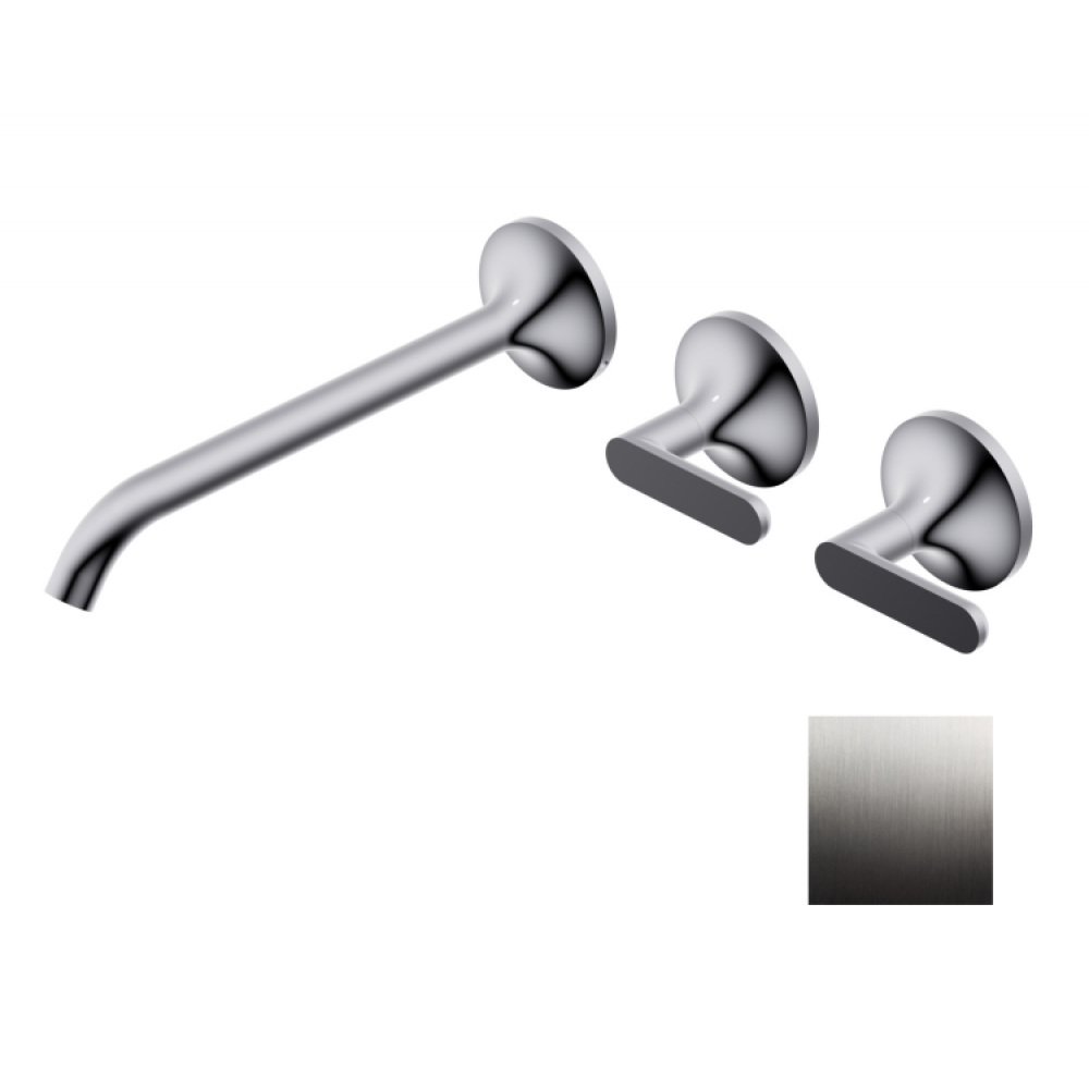 Смеситель для раковины, Ritmonio, Diametro35 Elegance, цвет-хром брашированный (Brushed Chrome)