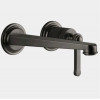 Смеситель для раковины, Gessi, VENTI20, цвет-Black Metal Brushed PVD