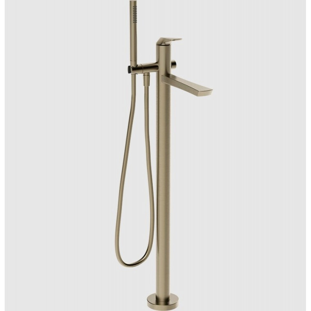 Смеситель для ванны и душа, Gessi, Ventaglio, цвет-Finox Brushed Nickel