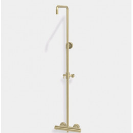 Душевая стойка, Fima Carlo Frattini, Shower column, цвет-шампань брашированная