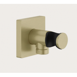Держатель для ручного душа, Gessi, Rilievo, с выводом воды, цвет-Brushed Brass PVD