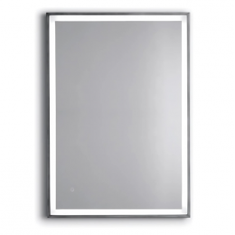 Зеркало, Bertocci, Design, прямоугольное, шгв 1000*15*700, с подсветкой, цвет рамы-хром