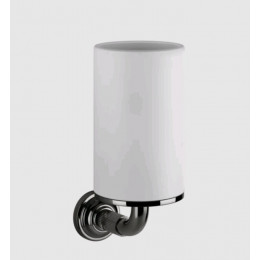 Стакан, Gessi, VENTI20, шгв 75*115*182, цвет-белый/Black Metal PVD