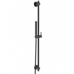 Душевой гарнитур, Kludi, Nova Fonte Puristic, цвет-чёрный матовый