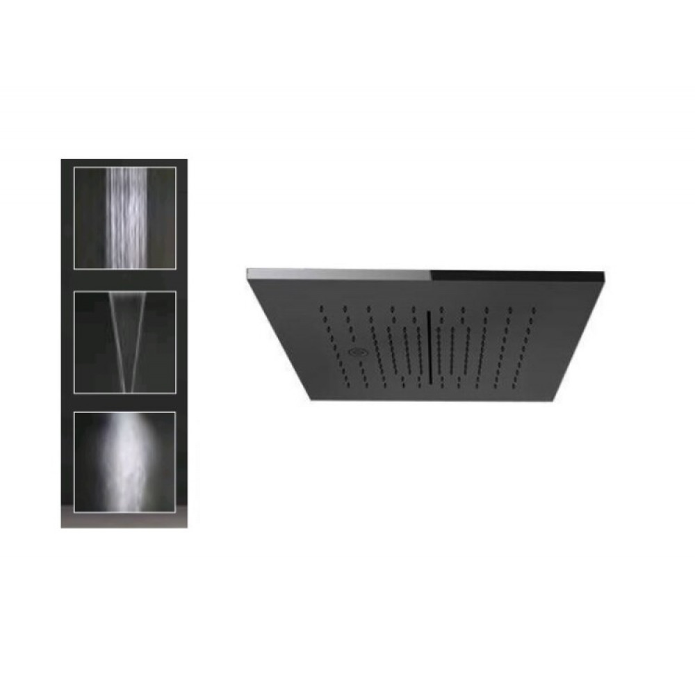 Верхний душ, Gessi, Minimali, шг 350*350, цвет -Mirror Steel