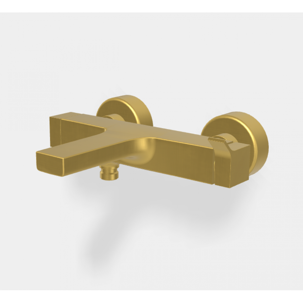 Смеситель для ванны и душа, Fima Carlo Frattini, Zeta, цвет-золото брашированное