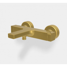 Смеситель для ванны и душа, Fima Carlo Frattini, Zeta, цвет-золото брашированное