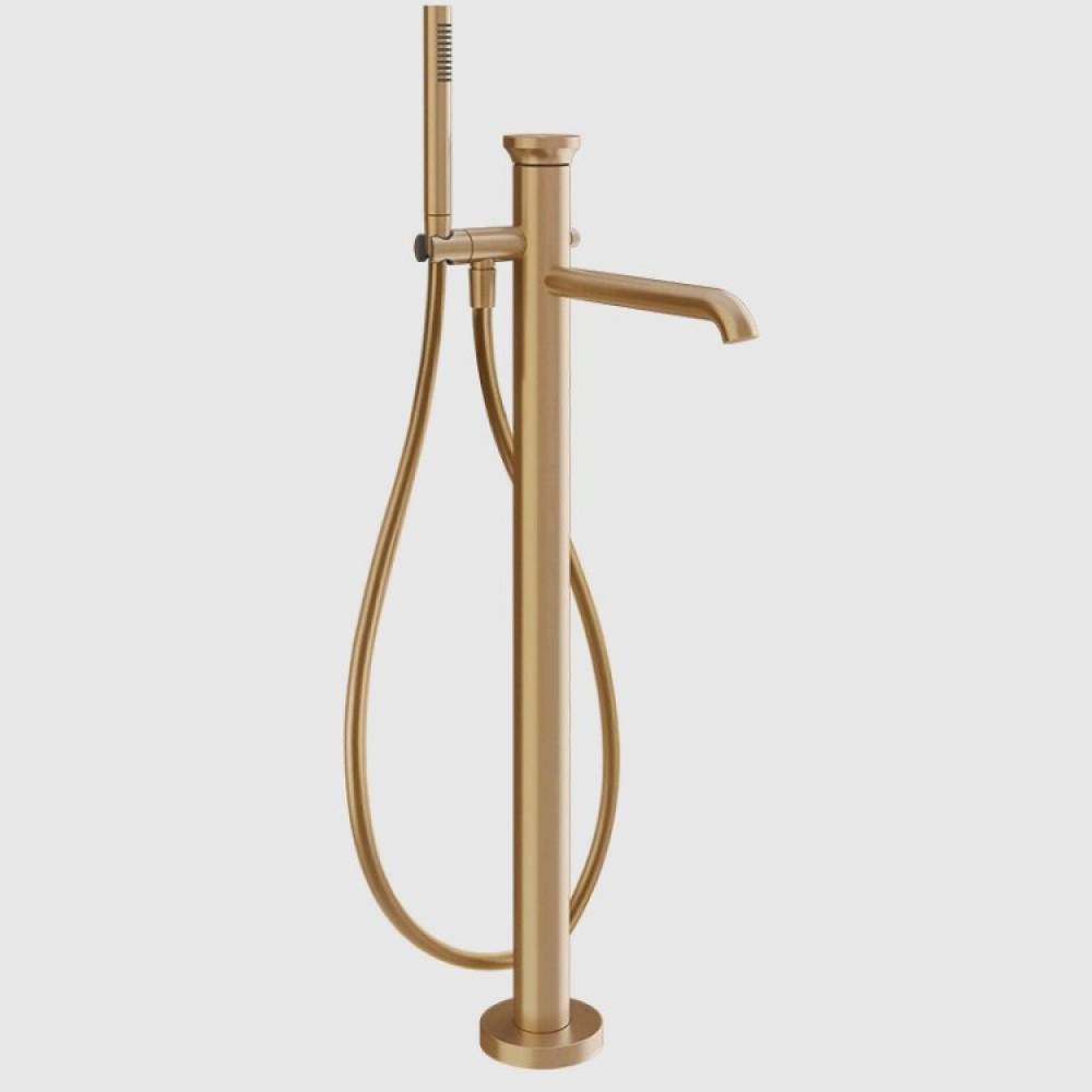 Смеситель для ванны и душа, Gessi, Origini, цвет-Warm Bronze Brushed PVD