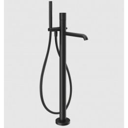 Смеситель для ванны и душа, Gessi, Habito Unito, цвет-черный матовый