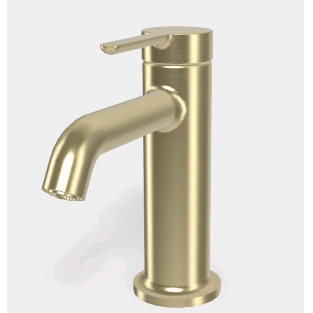 Смеситель для раковины, Fima Carlo Frattini, Snap, цвет-шампань брашированная