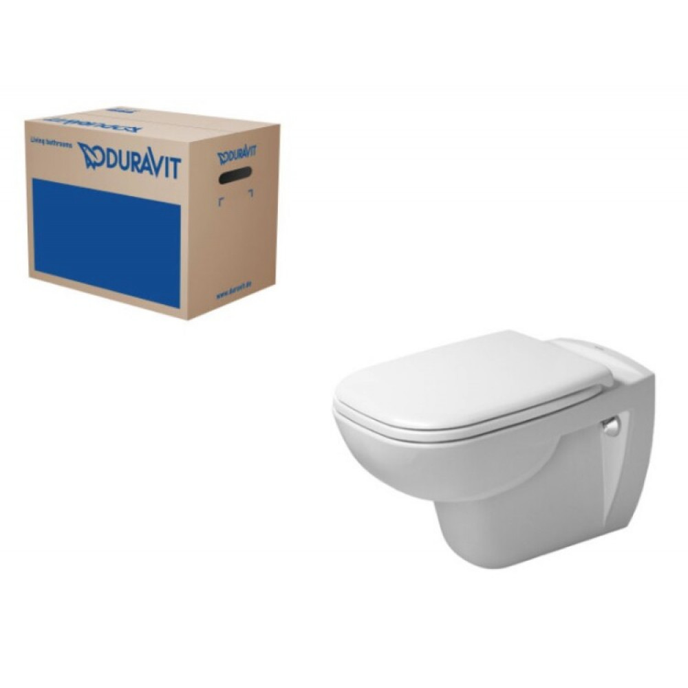 Унитаз, Duravit, D-Code, подвесной, шгв 355*545*355, цвет-белый