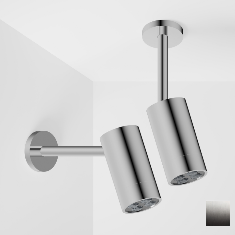 Корпус верхнего душа, Ritmonio, поворотный, форсунку-необходимо заказать для функционирования верхнего душа, цвет-Brushed Chrome