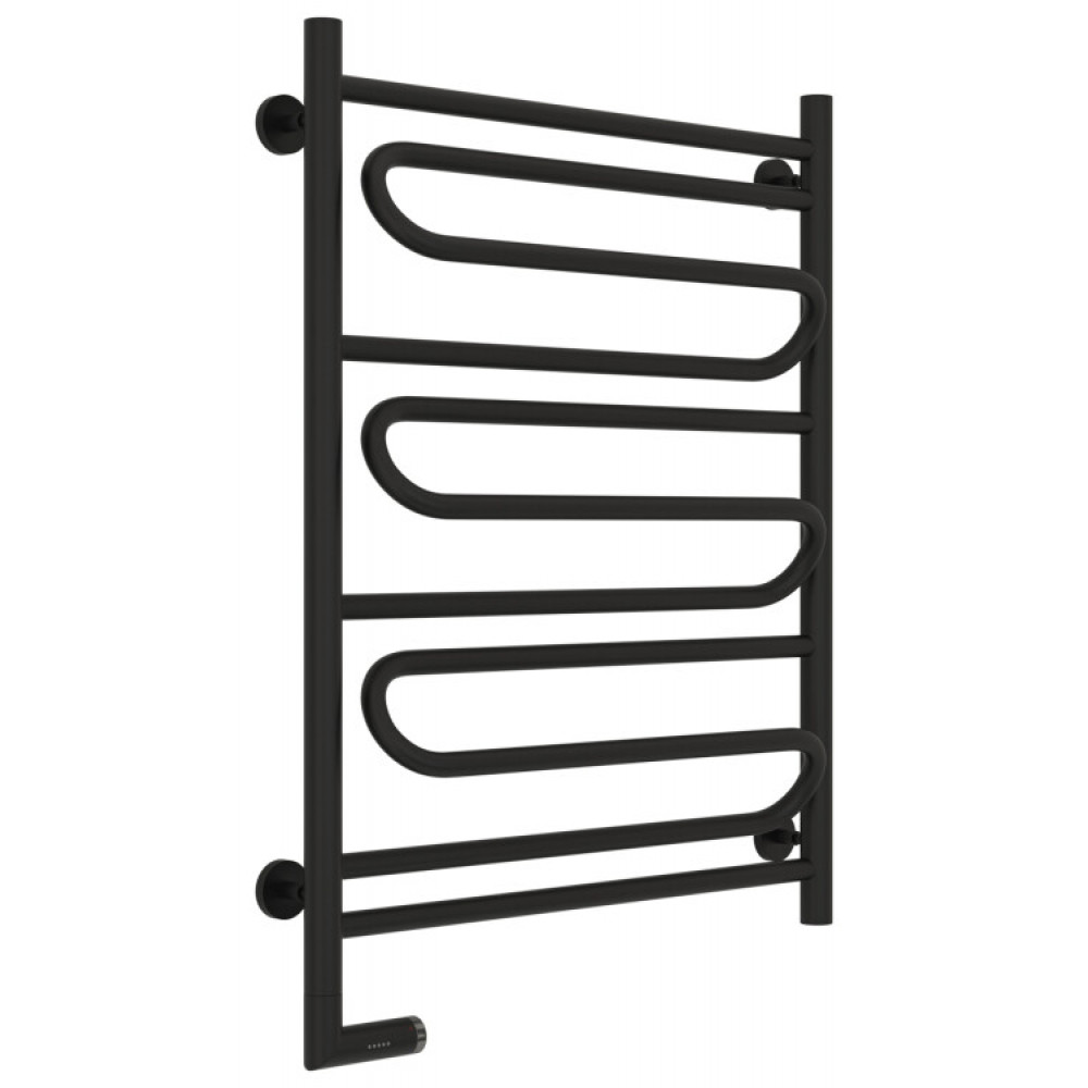 Полотенцесушитель, Сунержа, Элегия 2.0, шгв 650*117-132*862, нижнее слева, МЭМ, цвет-черный матовый