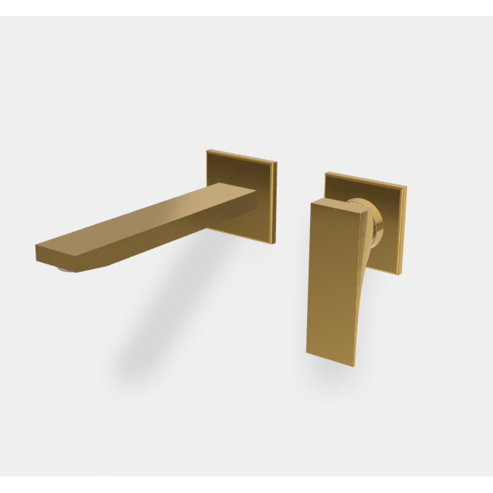 Смеситель для раковины, Fima Carlo Frattini, Zeta, цвет-золото