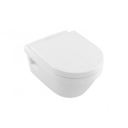 Унитаз, Villeroy&Boch, Architectura, подвесной, шгв 370*530*330, CeramicPlus, антибактериальное покрытие AntiBac, цвет-альпийский белый