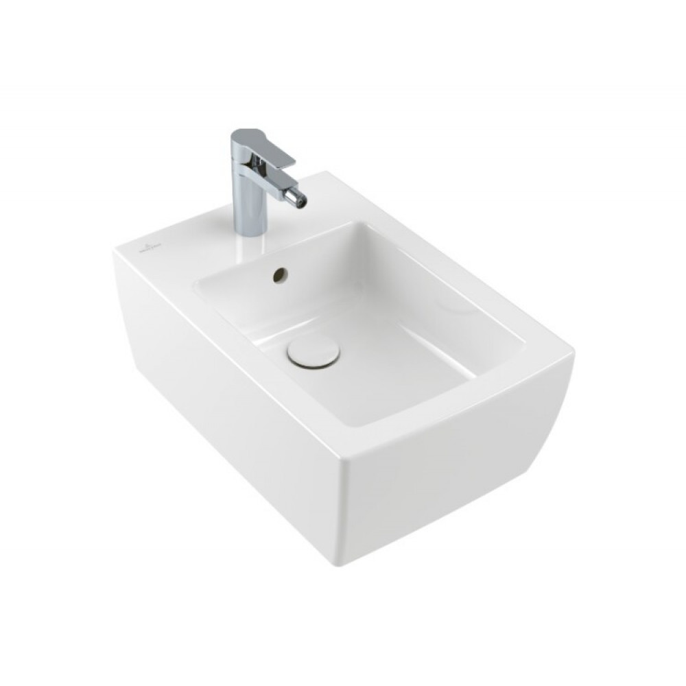 Биде, Villeroy&Boch, Memento 2.0, подвесной, шгв 375*560*225, цвет-альпийский белый