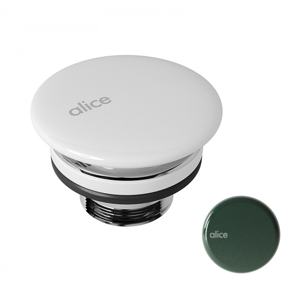 Донный клапан, Alice, для раковин, цвет-сосна