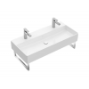 Раковина, Villeroy&Boch, Memento 2.0, шгв 1000*470*140, отверстия для смесителя-1, цвет-альпийский белый