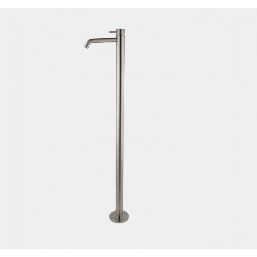 Смеситель для раковины, Fima Carlo Frattini, Spillo Steel, цвет-нержавеющая сталь