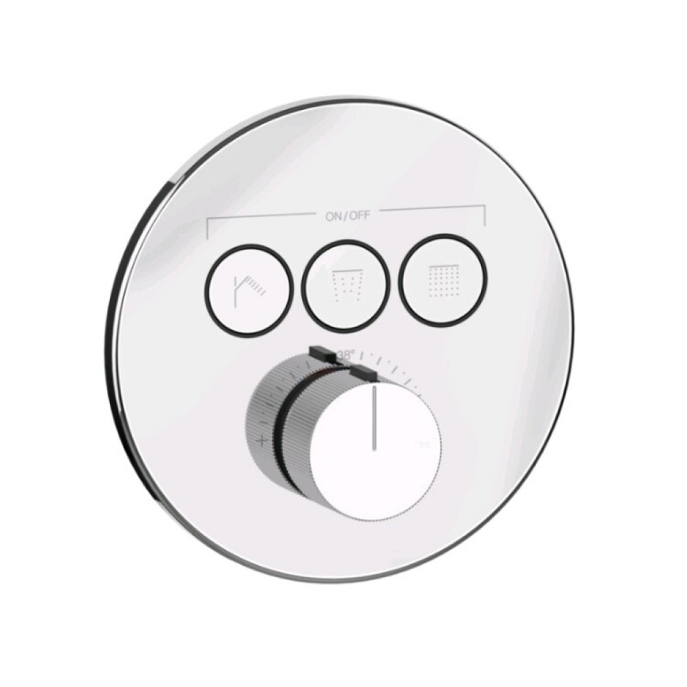 Смеситель для душа, Gessi, HI-FI Comfort, на 3 потребителя, цвет-хром