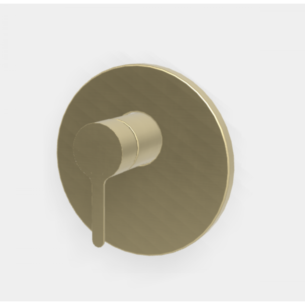 Смеситель для душа, Fima Carlo Frattini, Snap, цвет-брашированный шампань