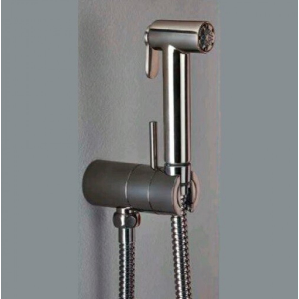 Гигиенический душ, Nicolazzi, с круглым смесителем, цвет-латунь полированная (Polished Brass)