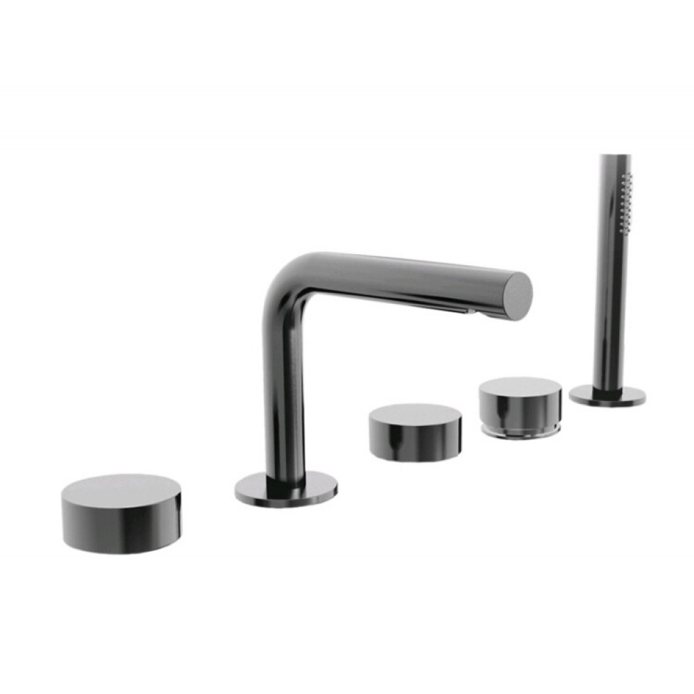 Смеситель для ванны и душа, Fantini, AF/21 Fukasawa, цвет-Matt British Gold PVD