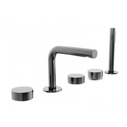 Смеситель для ванны и душа, Fantini, AF/21 Fukasawa, цвет-Matt British Gold PVD