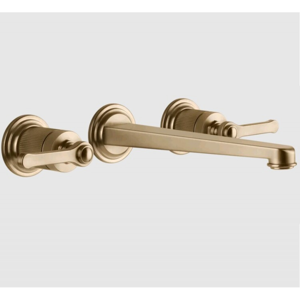 Смеситель для раковины, Gessi, VENTI20, цвет-Warm Bronze Brushed PVD