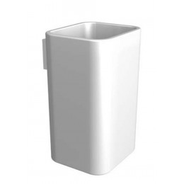 Стакан, Bertocci, Cento, шгв 80*80*130, цвет-хром/белый