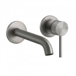 Смеситель для раковины, Gessi, 316 Trame, цвет-Steel Brushed