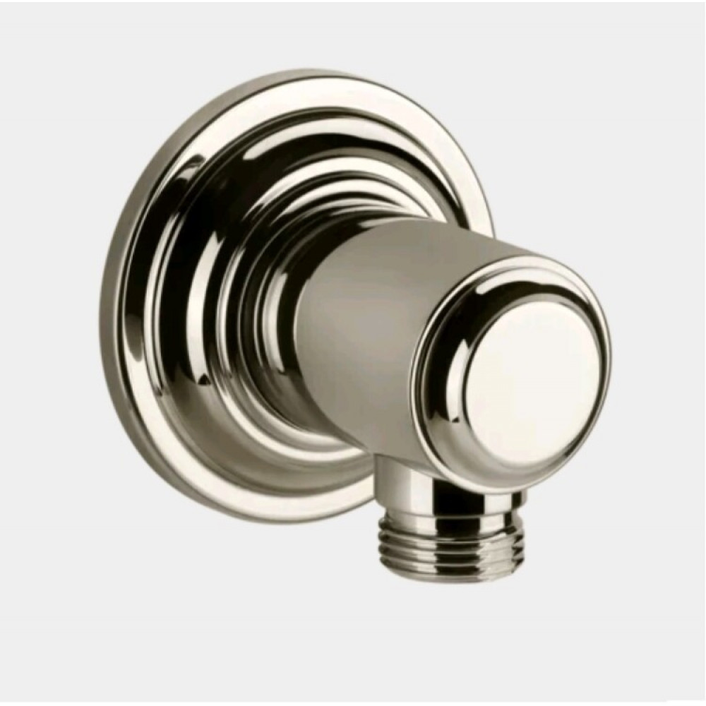 Шланговое подсоединение, Gessi, VENTI20, цвет-Nickel PVD