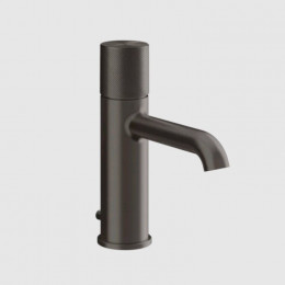 Смеситель для раковины, Gessi, Habito Diamantato, цвет-Black Metal Brushed PVD