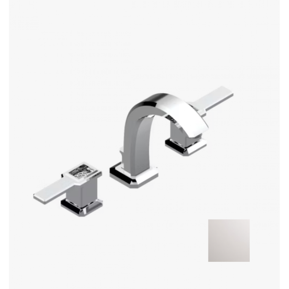 Смеситель для раковины, THG, Metropolis Clear crystal with lever, цвет-никель