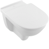 Унитаз, Villeroy&Boch, O'Novo Vita, подвесной, шгв 360*595*460, CeramicPlus, цвет-альпийский белый