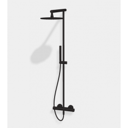 Душевая стойка, Fima Carlo Frattini, Shower column, цвет-черный матовый