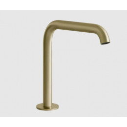Излив, Gessi, 316, цвет-Brushed Brass PVD