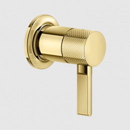 Смеситель для душа, Gessi, Inciso, на 1 потребитель, цвет-Gold PVD