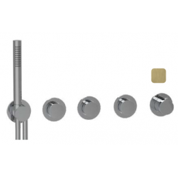 Смеситель для душа, Almar, Water Control Modular, на 3 потребителя, цвет-High Brass Brushed PVD (Товар заказной, возврату не подлежит)