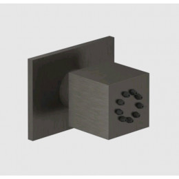 Форсунка, Gessi, Body Jets, цвет-Black Metal Brushed PVD