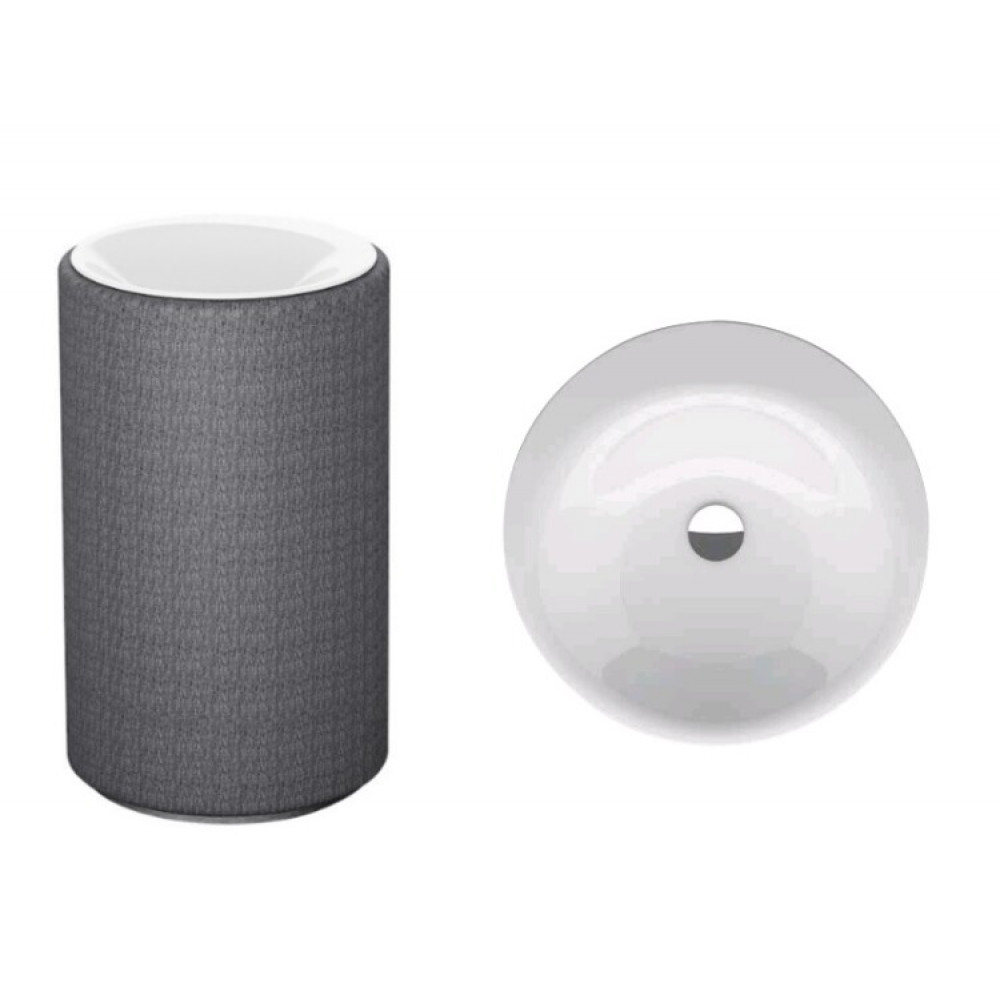 Раковина, Bette, BetteLux Oval Couture, шгв 500*500*100, отверстия для смесителя-отсутствуют, цвет-белый