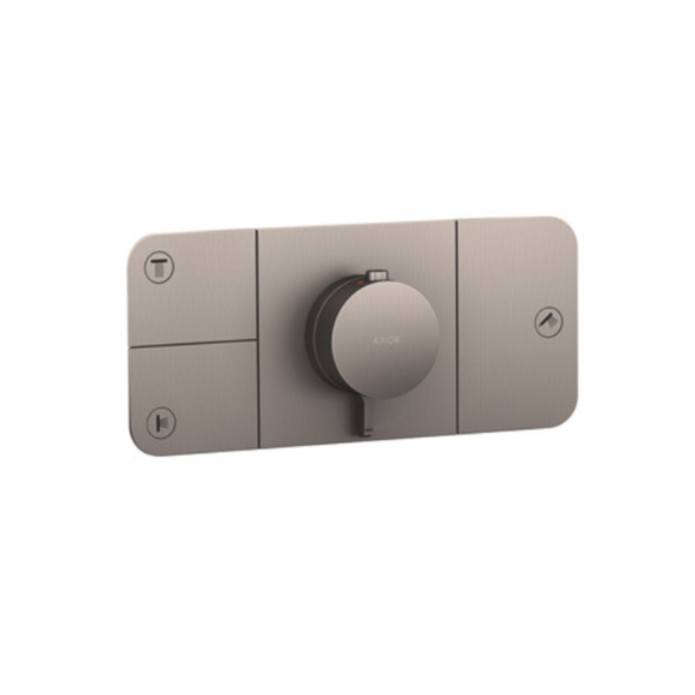 Смеситель для душа, Axor, Axor One, на 3 потребителя, цвет-сталь