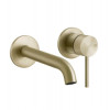 Смеситель для раковины, Gessi, 316 Trame, цвет-Brushed Brass PVD