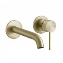 Смеситель для раковины, Gessi, 316 Trame, цвет-Brushed Brass PVD