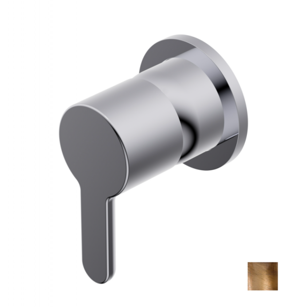 Смеситель для душа, Ritmonio, Diametro35 Elegance, на 1 потребитель, цвет-Brushed Bronze