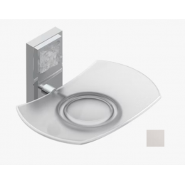 Мыльница, THG, Masque de Femme Smooth metal, шгв 160*124*95, цвет-никель