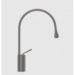 Смеситель для раковины, Gessi, Goссia, цвет-Black Metal Brushed GHRC